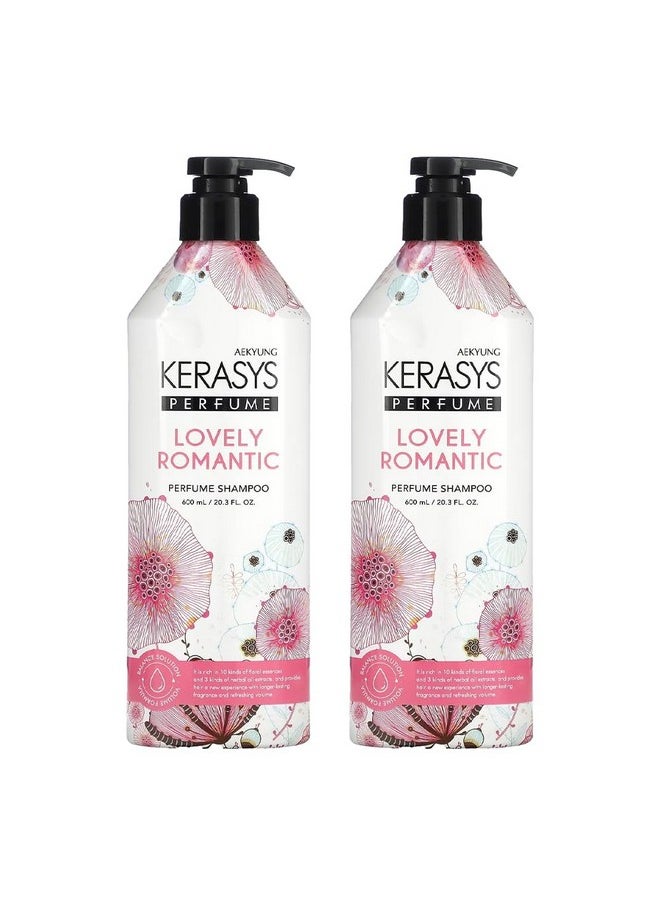 Lovely And Romantic Perfumed Shampoo 600Ml X2