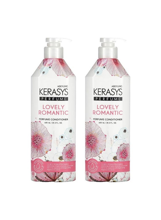 Lovely And Romantic Perfumed Conditioner 600Ml X2