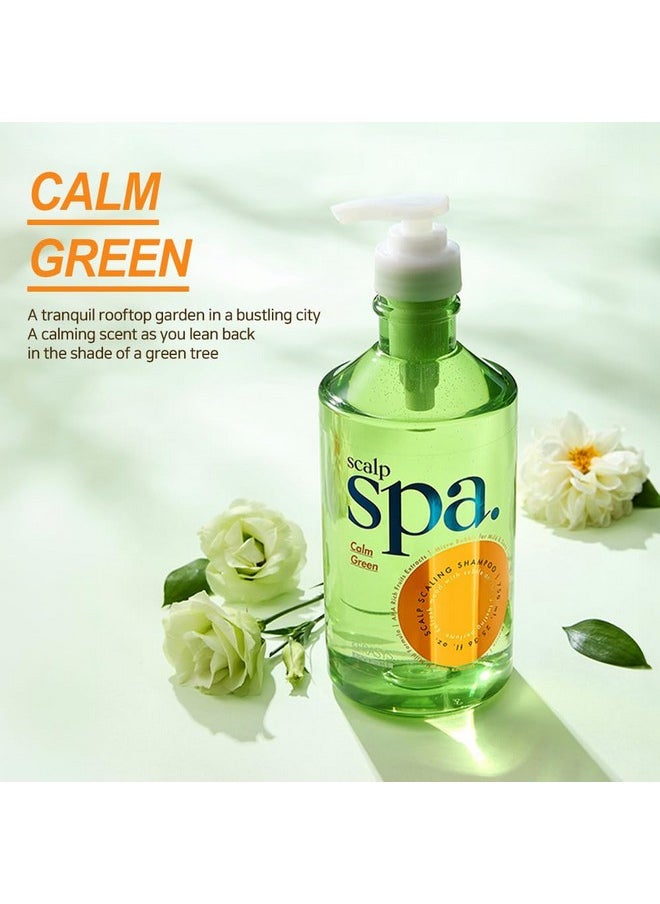 Scalp Spa Silicone Free Weakly Acidic Aha Calm Green 25.36 Fl Oz / 750 Ml (Conditioner, 1-Pack)