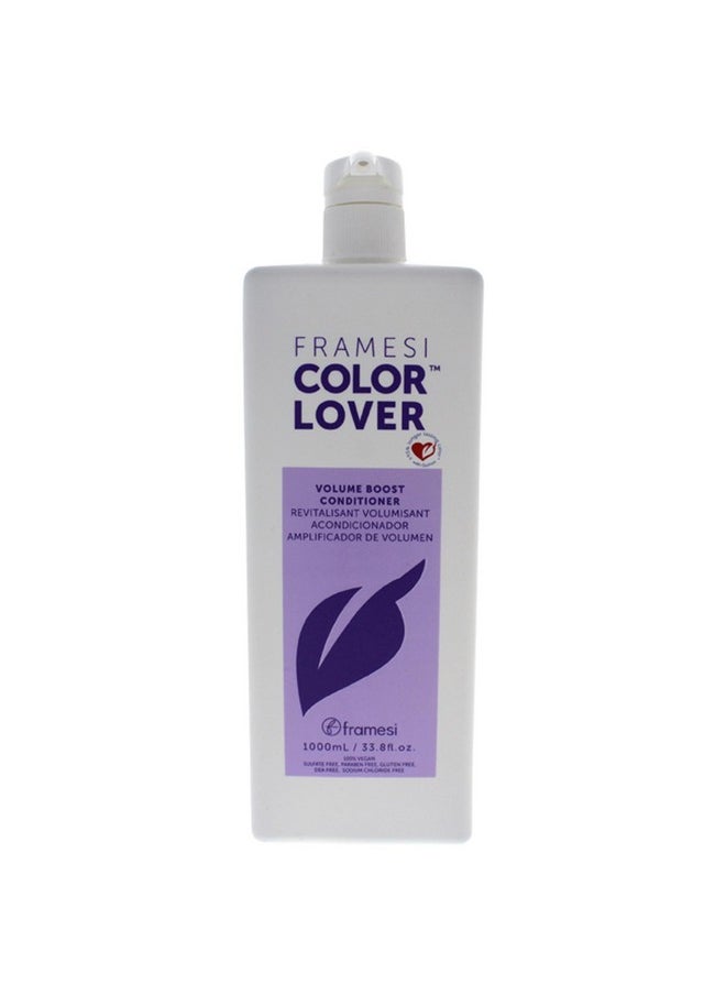 Color Lover Volume Boost Conditioner, 33.8 Fl Oz, Sulfate Free Volumizing Conditioner With Quinoa And Coconut Oil, Color Treated Hair