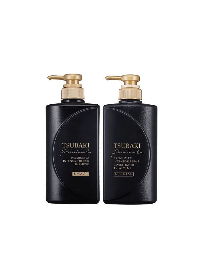 Shiseido Tsubaki Premium EX Intensive Repair Shampoo & Conditioner Set (490ml)