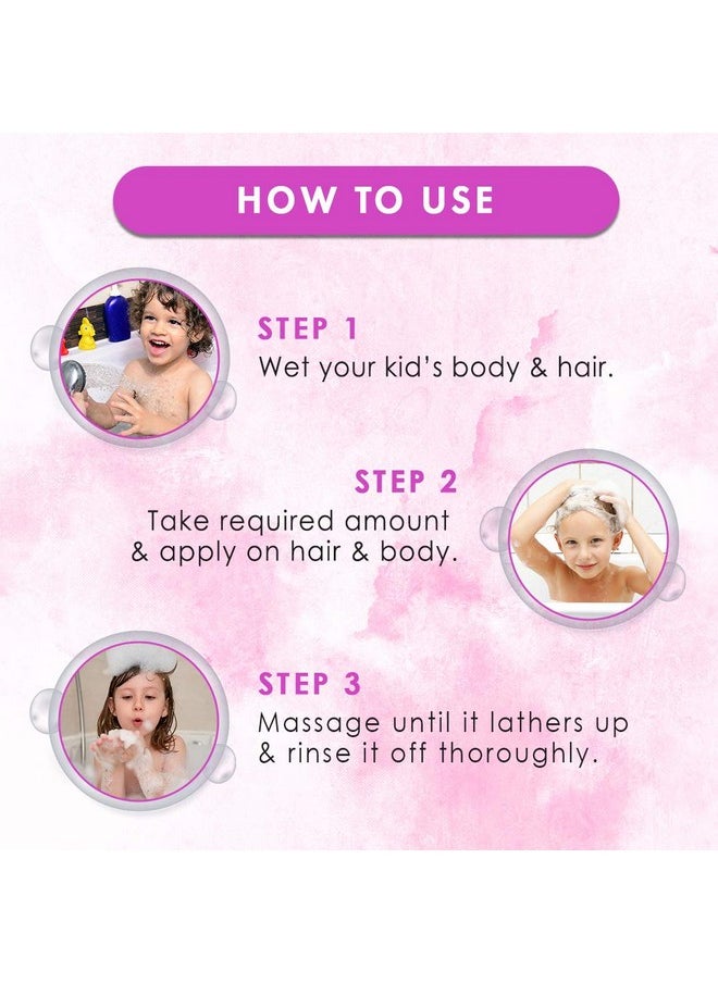 Skin Science Kids Tip To Toe Wash - Shampoo - Conditioner - Body Wash - No Parabens, Sulphate, Silicones, Mineral Oil Or Color - Strawberry, 300 Ml