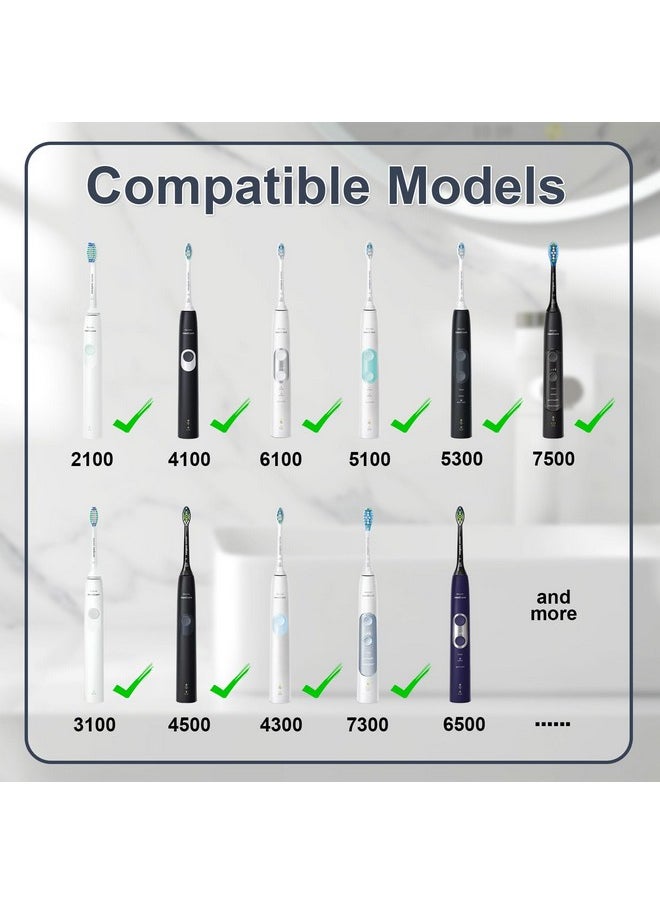 Charger For Philips Sonicare 4100 Electric Toothbrush, 1100 2100 3100 5100 5300 4700 6500 Hx6250 Hx3641 Hx3681 Hx6877 Hx6423 Hx6857 Hx6462 Hx6100 Waterproof Charging Base Cord