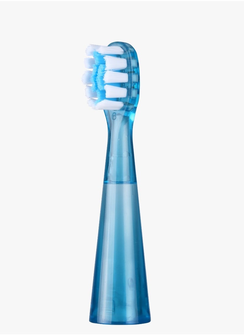 Kids Electric Toothbrush with 3 Function modes and 2 Intensity Modes / Shining Lights / 2Brush Heads / for 2-10 Years Old / Food-Grade Bristles/ Children Oral Hygiene Tooth Brush - Blue