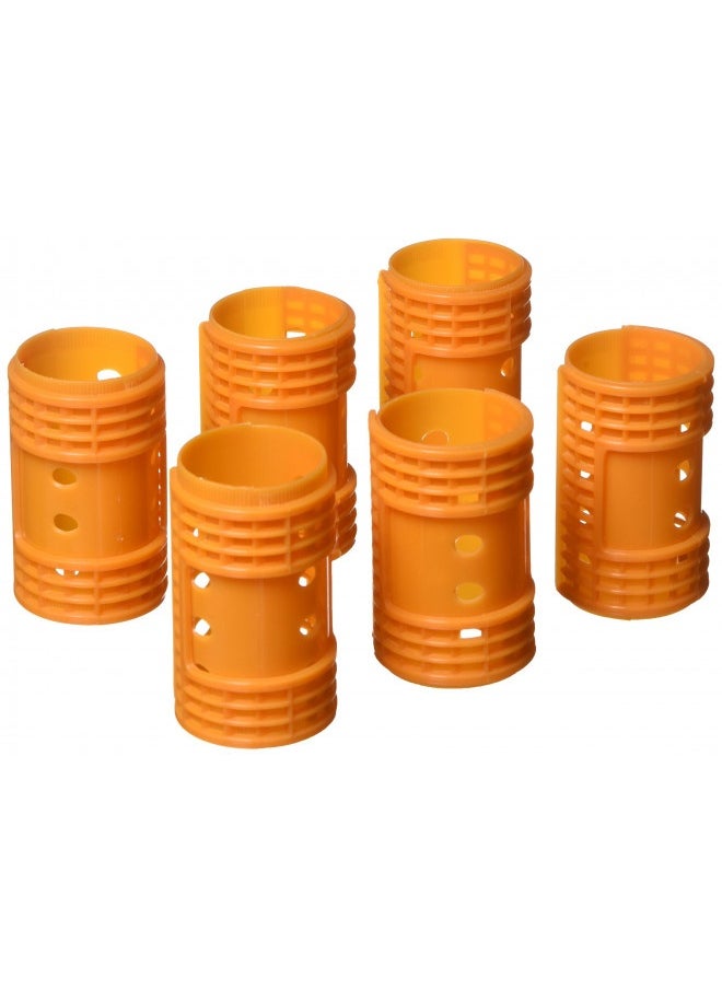 Diane Snap On Magnetic Roller, Orange, 1.5