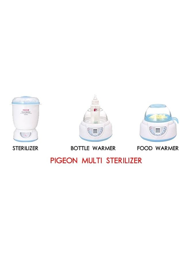 3-In-1 Multifunction Steam Sterilizer - White/Blue