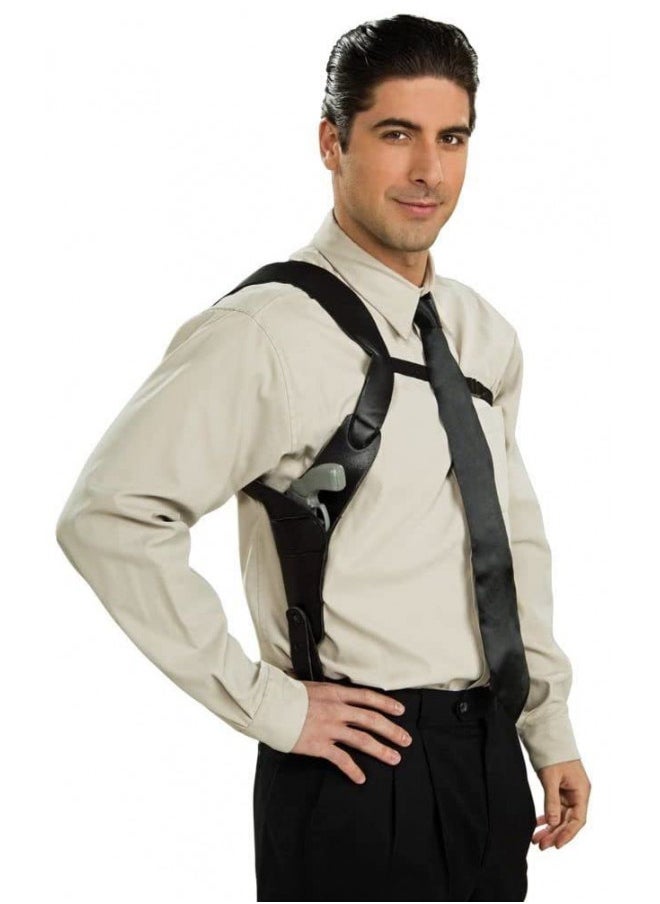 Rubie's mens Shoulder Holster, Black Costume, Multicolor, One Size US