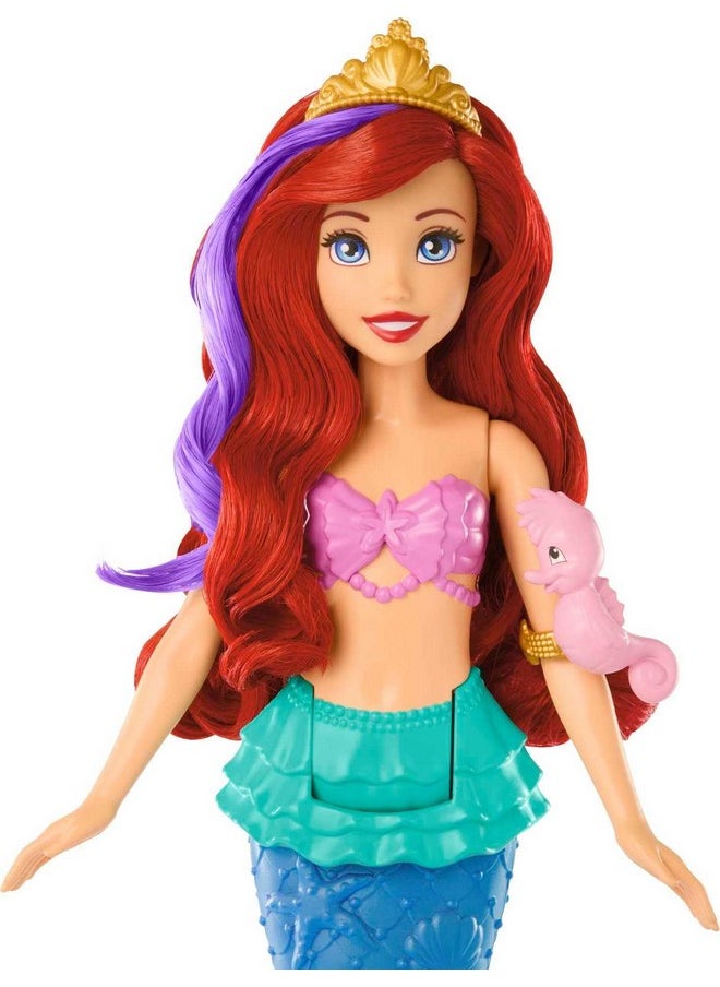 Disney Princess Toys, Ariel Swimming Mermaid Fashion Doll With Color-Change Hair & Tail, Inspired By The Little Mermaid Movie