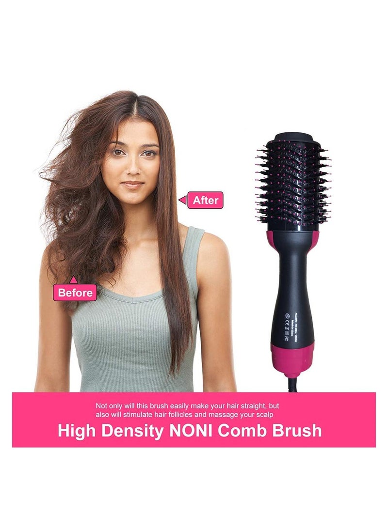 One Step Hair Dryer and Styler Black/Pink