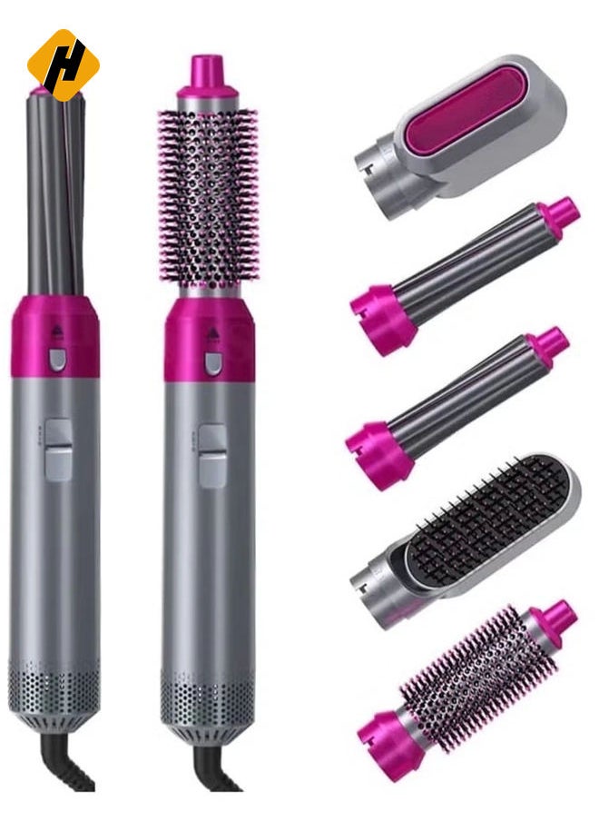 Airwrap Styler 5 in 1 Hair Dryer Hot Air Brush Styler Negative ​Ion Hair Straightener Volumizer Hair Curler Hot Air Wrap Comb