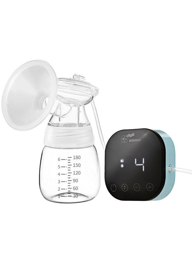 BB-E001 Portable Electric Breast Pump Low Noise Pain Free Feeding Pump 3 Modes 9 Levels of Suction with Display Screen for Home Office Travel