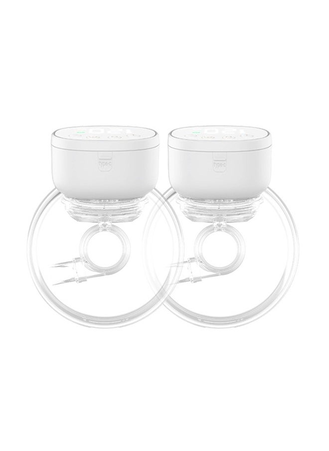 2-Pack Wearable Electric Breast Pump Essence Plus | 4 Modes 12 Gears Wearable Breast Pump | 1200mAh | with 20 Milk Storage Bags