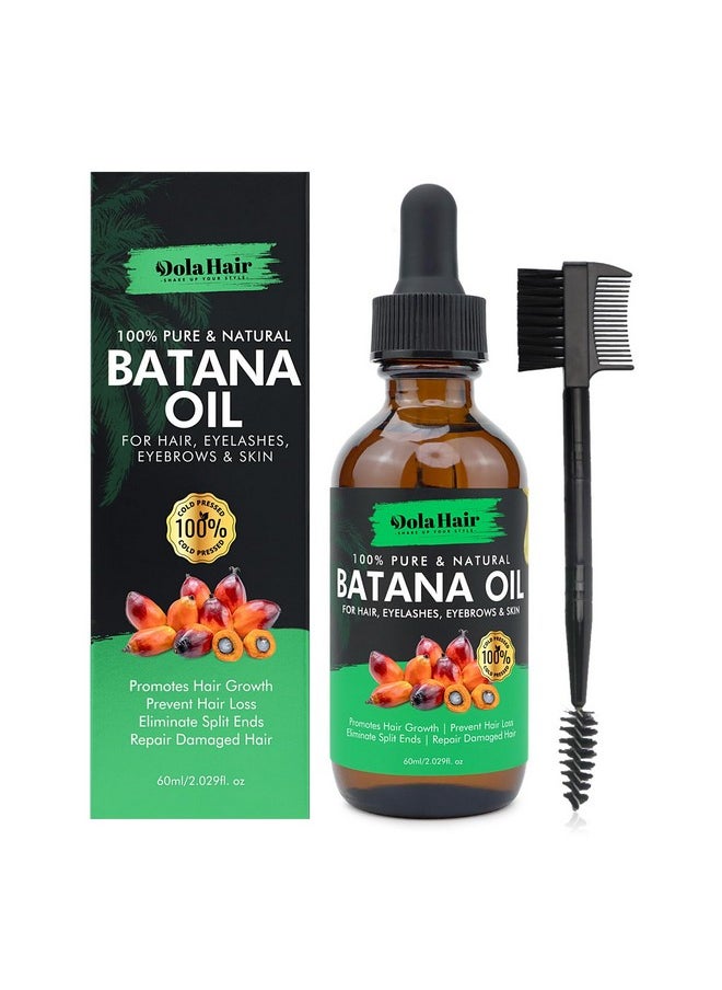 Batana Oil For Hair Growth Organics Pure Batana Hair Oil 100% Natural Batana Oil Nourishes Damaged Hair To Prevent Hair Loss Natural Hair Growth Oil And Conditioner Batana Hair Oil 2.02 Fl Oz