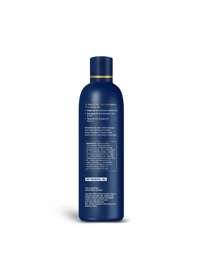 Pro Hair Fall Control Oil, Scalp Nourishment, Enriched With Ginsend & Rosemary Extracts, Healthy Hair, Suitable For All, Best For Men & Women (200Ml)