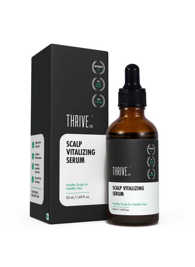 Scalp Vitalizing Serum | Tightens Scalp Skin, Combats Inflammation, Gives Hydration, Prevents Hair Breakage, Makes Hair Stronger From The Roots & Promotes Hair Growth | For Men & Women | 50Ml