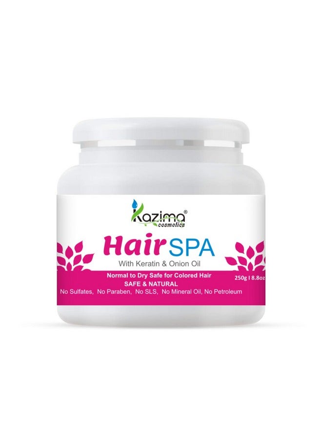 Hair Spa With Keratin & Onion Oil For Smooth, Shiny & Silky Hair, 250G