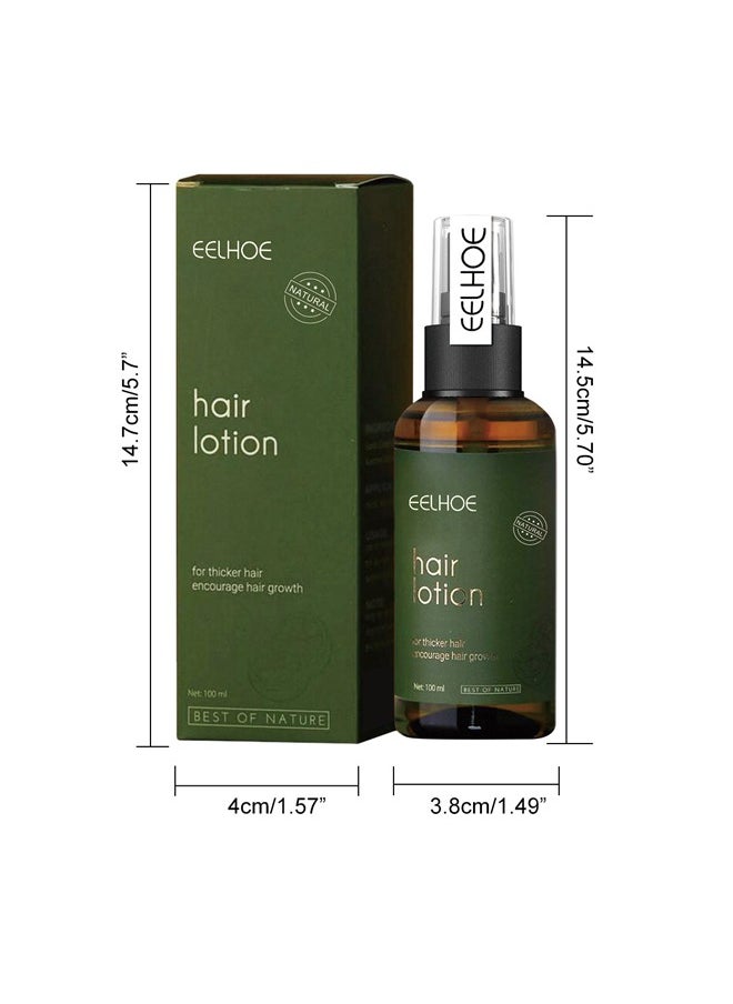 Hair Lotion，For Thicker Hair Encourage Hair Growth，Grapefruit Hair Care Spray Strengthen and Repair Hair Roots, Prevent Hair Loss and Maintain Hair Essential Oil