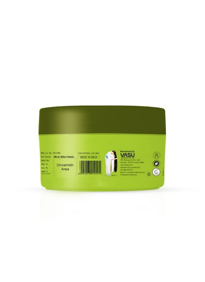 Hair Fall Control Herbal Hair Cream - Enriched With Amla, Licorice & Bhringaraj - Repairs & Nourishes Damaged Hair (200Ml) (Pack Of 2)