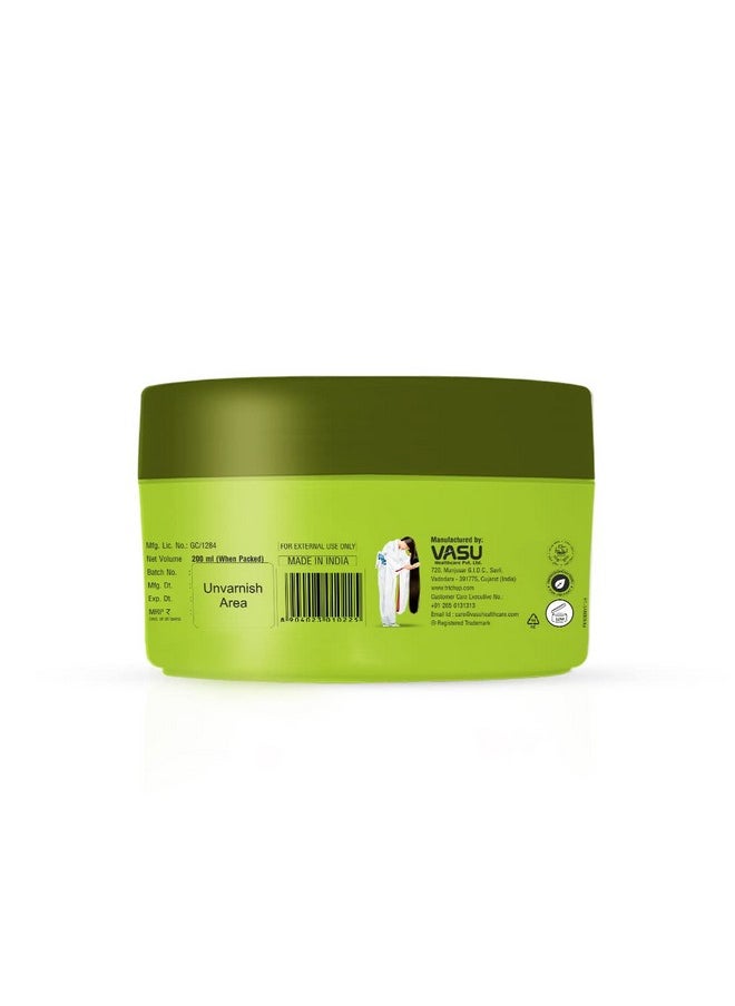 Hair Fall Control Herbal Hair Cream - Enriched With Amla, Licorice & Bhringaraj - Repairs & Nourishes Damaged Hair (200Ml) (Pack Of 2)