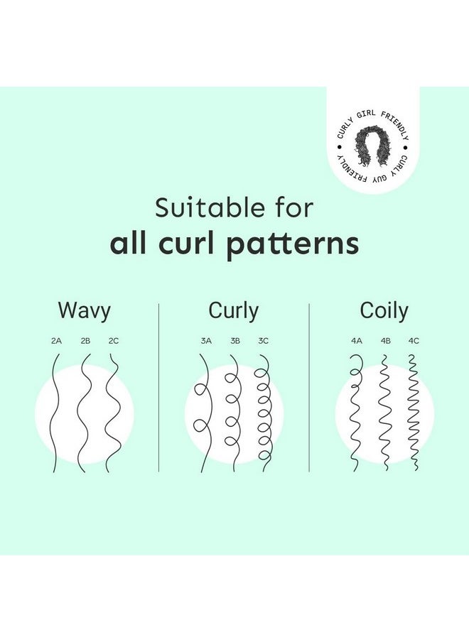 Curl Leave-In Conditioner For Dry, Frizzy, Wavy, Curly Hair | Light Weight | Enhances Natural Curl Texture | Adds Shine & Moisture | Cg Friendly | No Sulphate, Paraben, Silicone | 100Ml