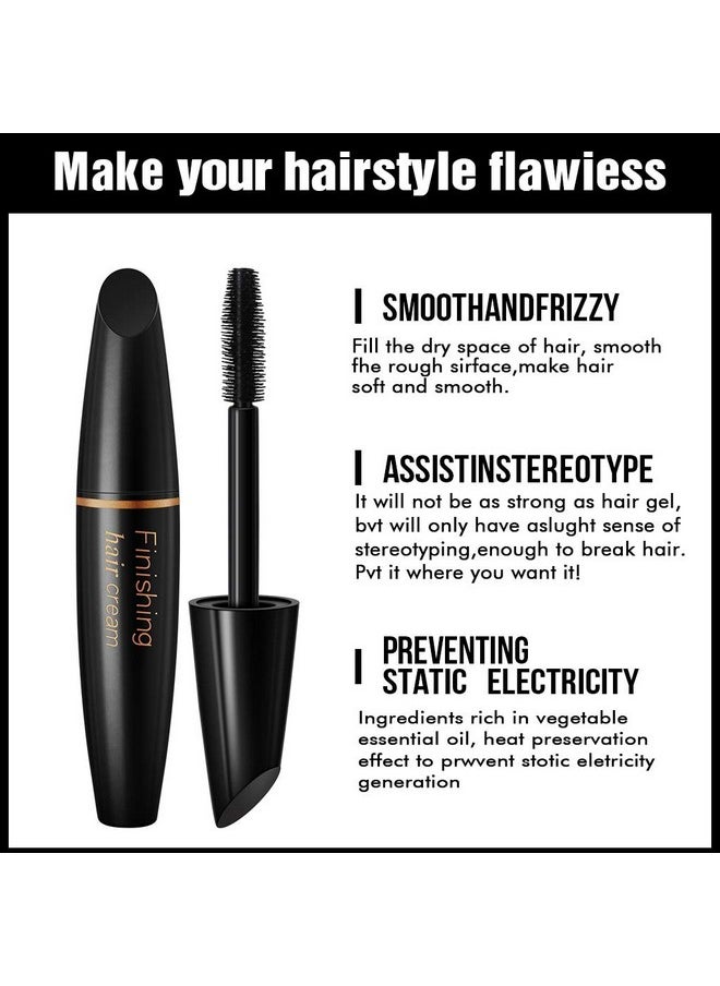 2 Pcs Hair Finishing Stick, Hair Mascara Flyaway Hair Tamer Stick, Refreshing Not Greasy Feel Shaping Gel, Wax Fixer For Bangs, Edges, Frizz And Baby Hairs Control, Slick Back Hair Product