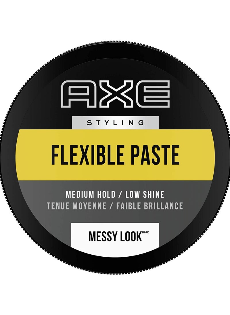 AXE Urban Messy Look Flexible Styling Aid Paste Medium Hold Low Shine 75g