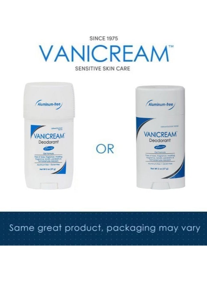 Vanicream Aluminum-Free Gel Deodorant - 2 oz - Unscented Formula for Sensitive Skin