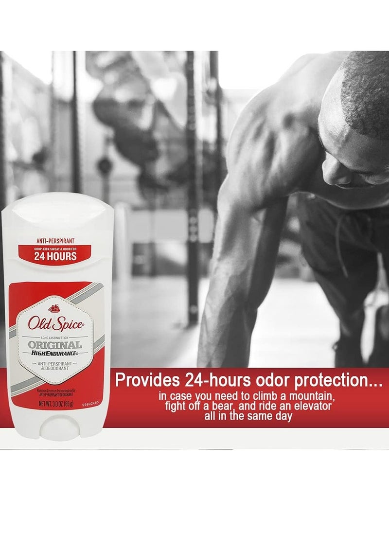 Old Spice High Endurance Anti-Perspirant & Deodorant, Original 3 oz (Pack of 3)