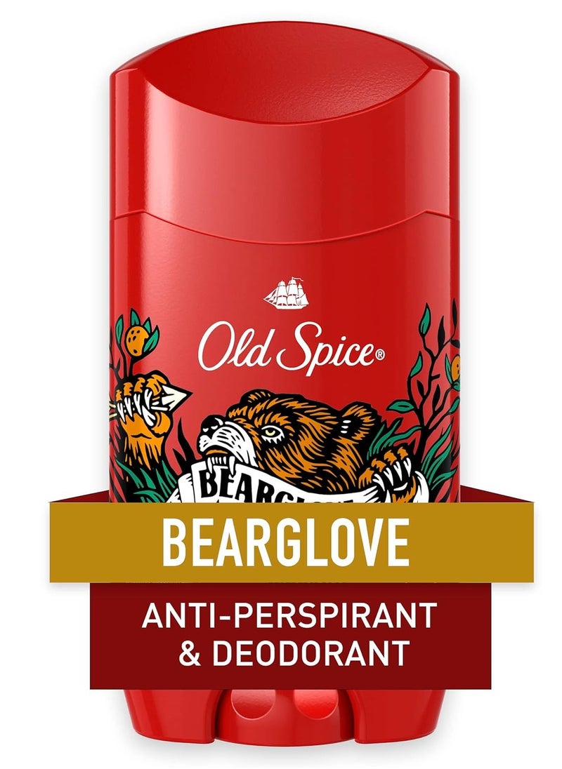 Old Spice Anti-Perspirant Deodorant for Men, Bearglove Scent, 2.6 Oz