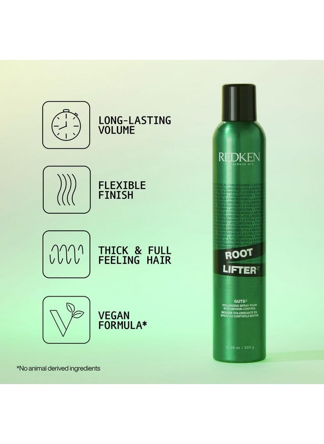 Root Lifter Volumizing Spray Foam | For All Hair Types | Provides Body, Volume & Anti-Frizz Protection | Medium Control | 10.58 Oz