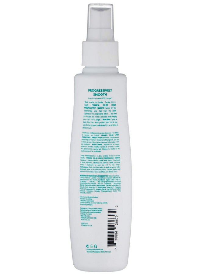 Color Lover Progressively Smooth Leave In Smoothing Spray, 6 Fl Oz, Leave In Conditioner, Color Treated Hair