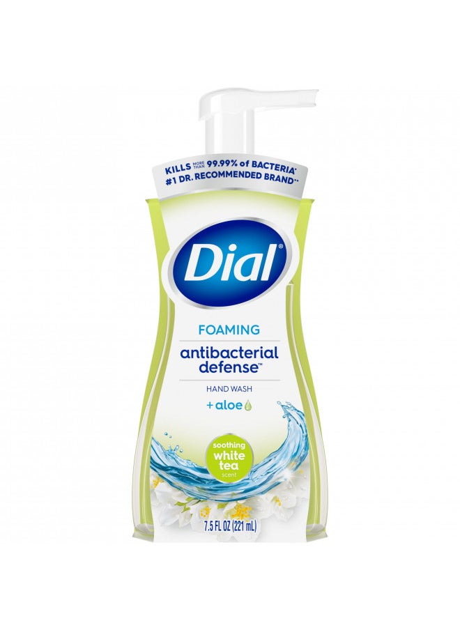 Dial Complete Foaming Antibacterial Hand Wash, Soothing White Tea, 7.5 Ounce