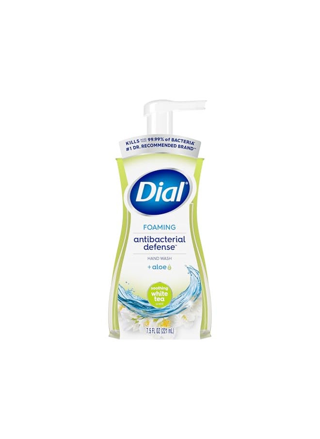 Dial Complete Foaming Antibacterial Hand Wash, Soothing White Tea, 7.5 Ounce