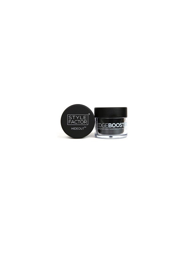 Edge Booster Hideout Hair Pomade Hold Color Gel 0.8Oz Natural Black (Natural Black)