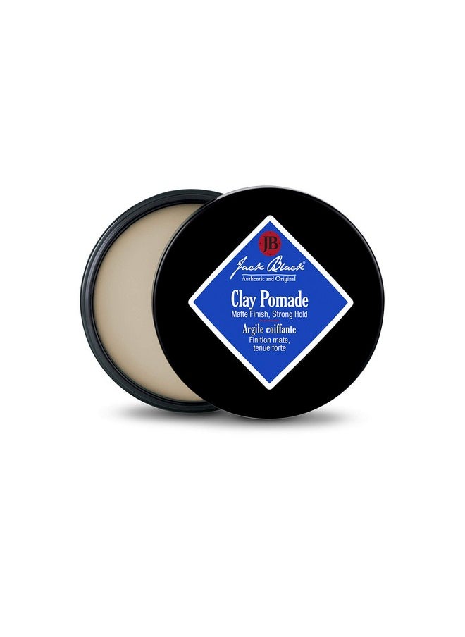 - Clay Pomade, 2.75 Oz - Purescience Formula, Hair-Sculpting, Natural-Looking Hold, Matte Finish, Buildable Control, Natural Oils, Botanical Extract, Fragrance Free