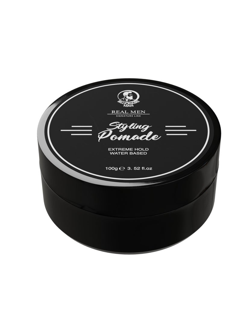 HAIR MAN STYLING POMADE EXTREME HOLD AND WATER BASED 100G