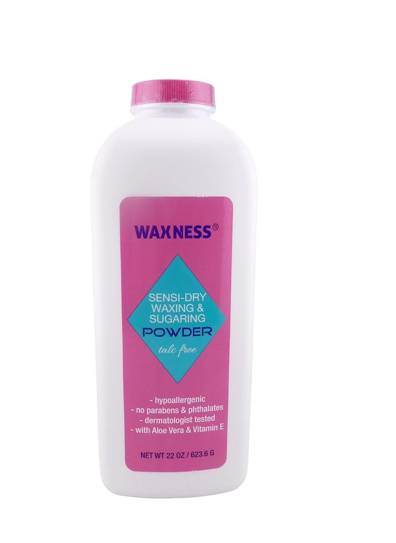 Waxness Sensi-Dry Waxing & Sugaring Powder 22 Oz