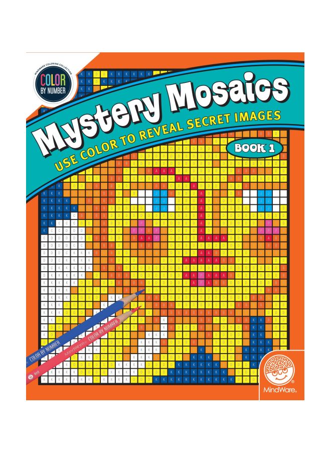 Mystery Mosaics Brains Teaser Colouring Book 74495