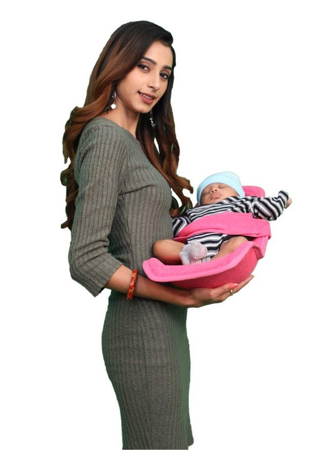 1 Hoopa Hoopa Infant Carrier, Strawberry | Feeding Pillow | Baby Carrier | Infant Carrier | Reclined Carrier