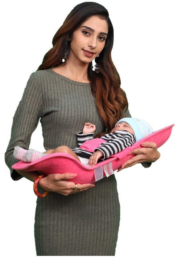 1 Hoopa Hoopa Infant Carrier, Strawberry | Feeding Pillow | Baby Carrier | Infant Carrier | Reclined Carrier