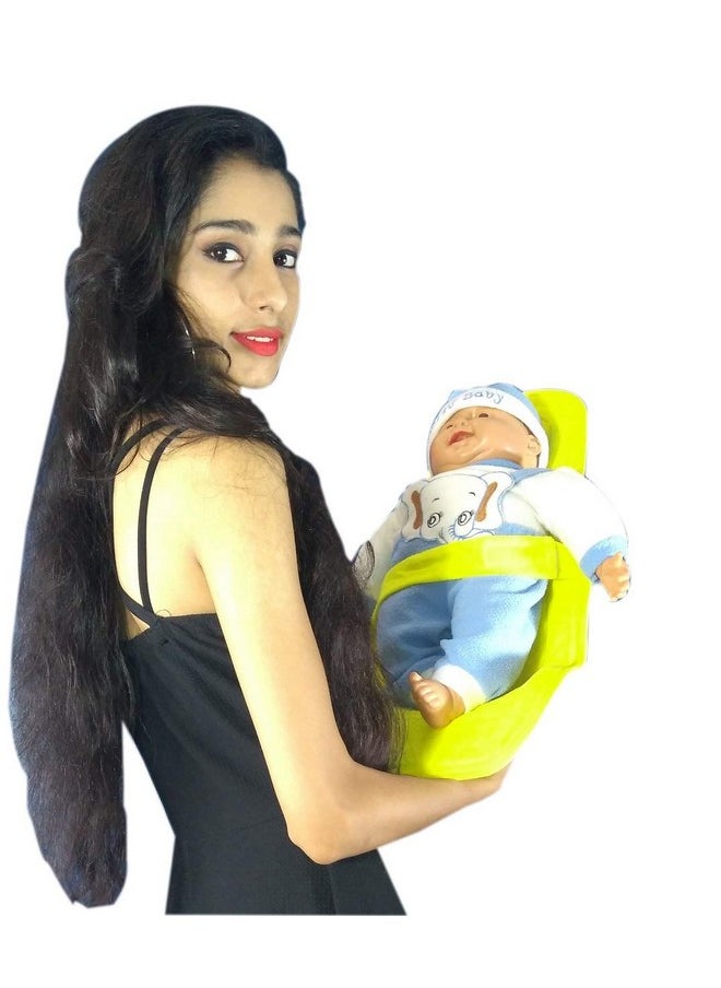 Hoopa Infant Carrier, Sunshine Yellow | Feeding Pillow | Baby Carrier | Infant Carrier | Reclined Carrier