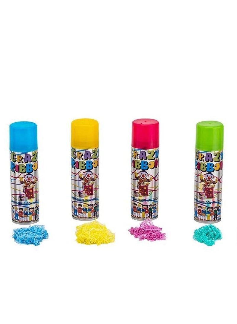 24-pieces Crazy Ribbon Party Spray Set