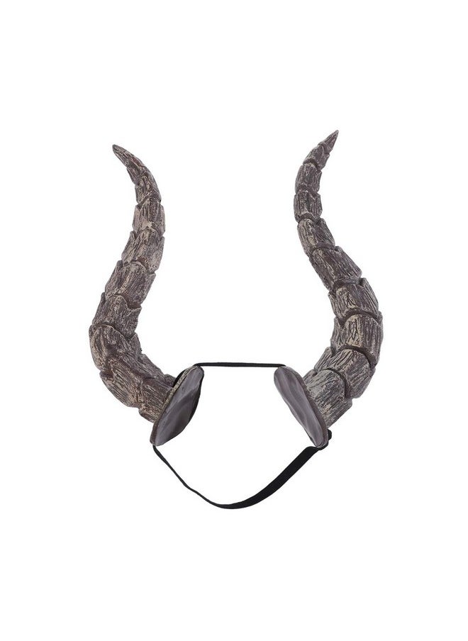 1 Pc Halloween Horns Headband Sheep Horn Hoop Cosplay Fancy Dress Photo Props Hair Accessory Or Christmas Halloween Easter Decoration Dance Party