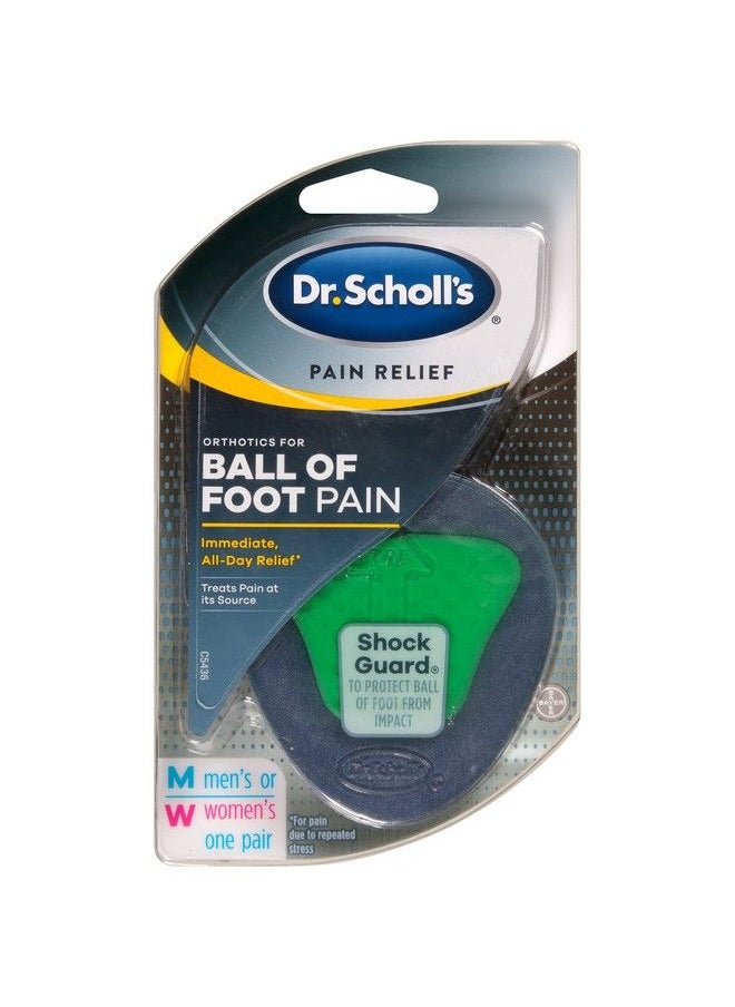 Dr. Scholls Dr. Scholls Pain Relief Orthotics Ball Of Foot Mens Or Womens 1 Each