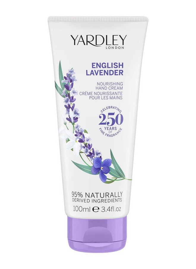 Of London Nourishing Hand & Nail Cream For Women, Yardley English Lavender, 3.4 Ounce