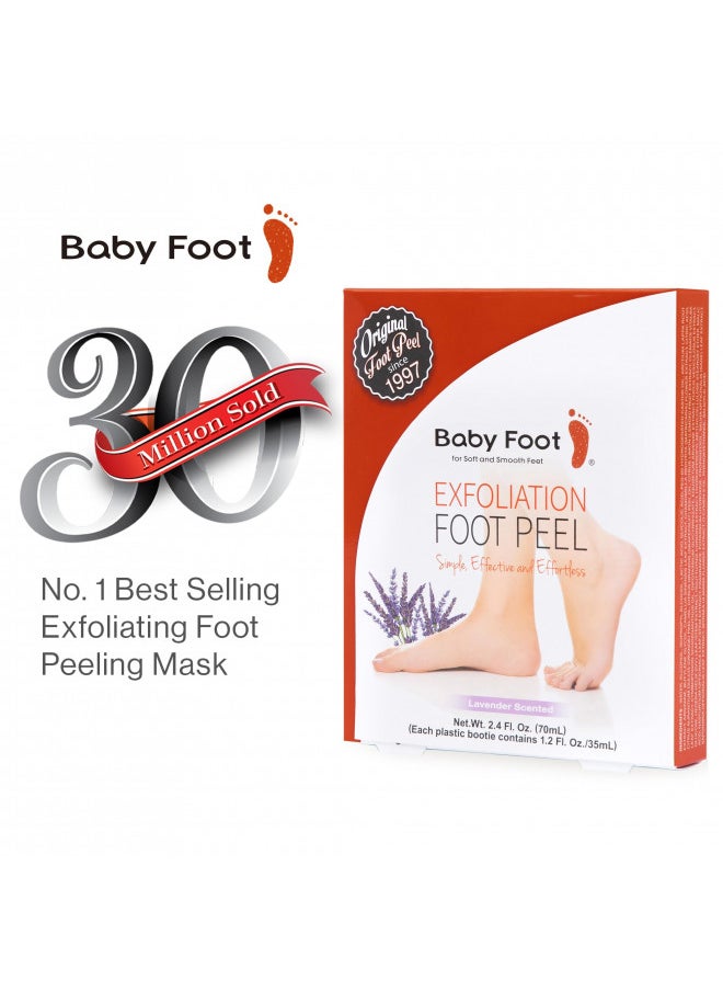 Baby Foot Peel Mask-Original Exfoliant Foot Peel-Callus Remover for Rough Cracked Dry Feet-Dead Skin Remove-Foot Peeling Mask for Baby Soft Feet