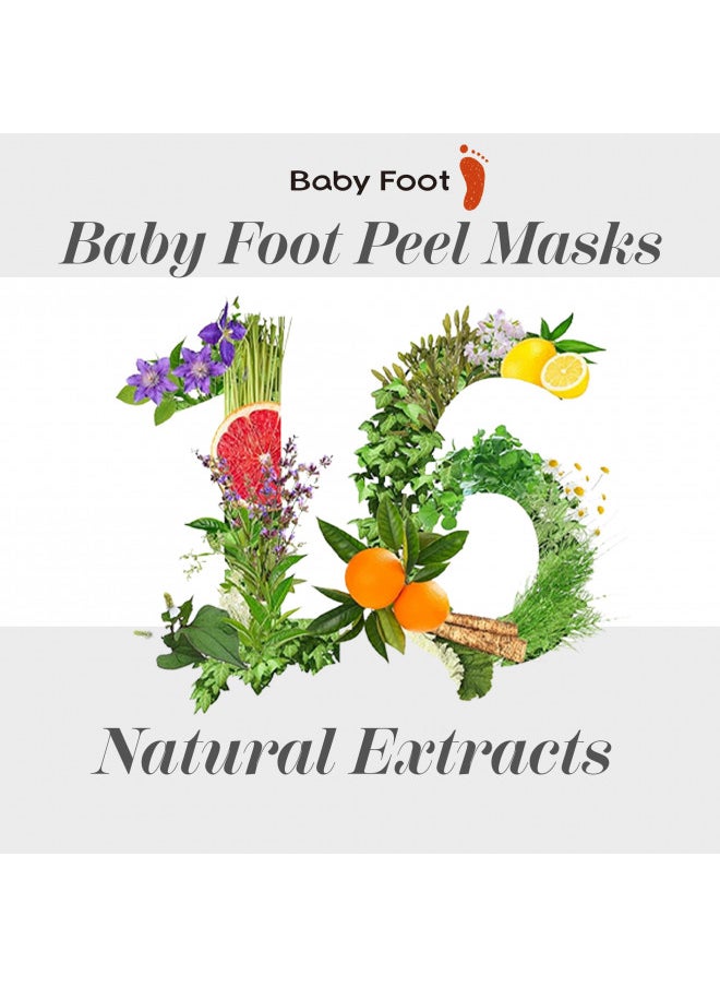 Baby Foot Peel Mask-Original Exfoliant Foot Peel-Callus Remover for Rough Cracked Dry Feet-Dead Skin Remove-Foot Peeling Mask for Baby Soft Feet