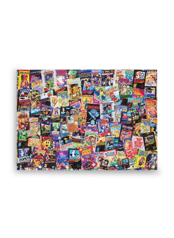 8-Bit Armageddon Retro Video Game Puzzle For Adults And Kids | 1000 Piece Jigsaw Puzzle Toy | Interactive Brain Teaser For Family Game Night | 28 X 20 Inches