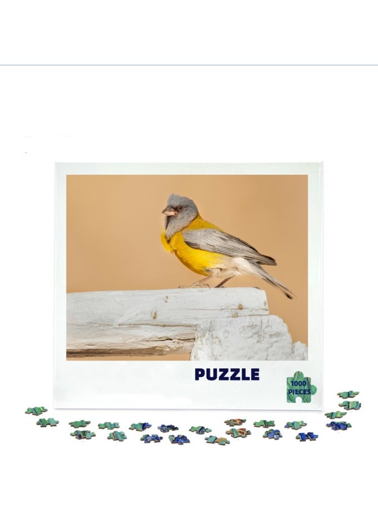 1000-Piece Thick Cardboard Puzzle for Stress Relief and Decorative Fun