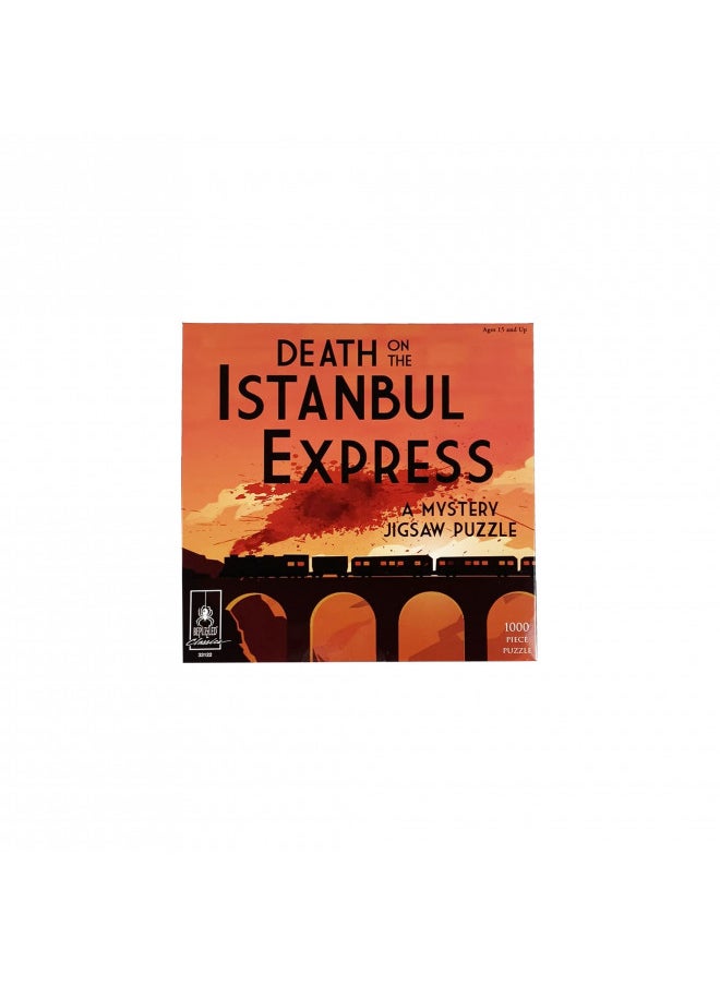 Murder Mystery Party | Classic Mystery Jigsaw Puzzle, Death On The Istanbul Express, 1,000 Piece Jigsaw Puzzle